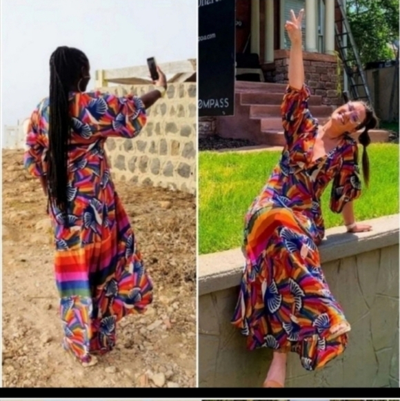 Farm Rio Rainbow Toucans Maxidress - Picture 5 of 5